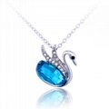 Swan Pendant Necklace wholesale imitation jewelry