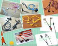 New style headphone headset zipper headphone