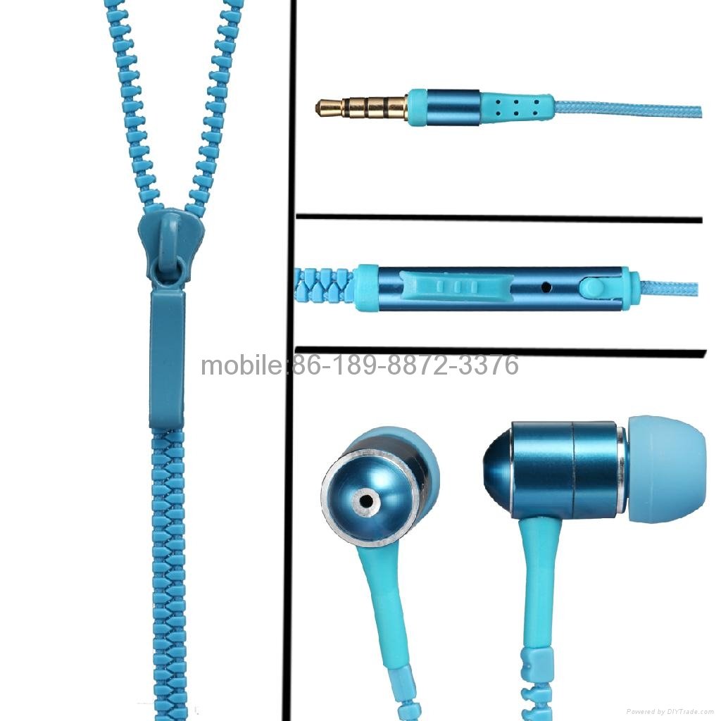 New style headphone headset zipper headphone 3