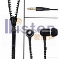 China Products Zipper Earphone for MP3 Player