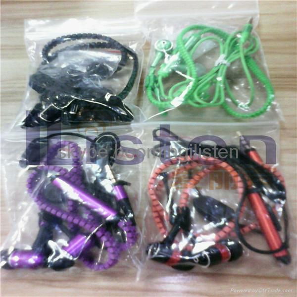 2014 innovative zipper earphone 4