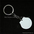 Sublimation plastic ABS key chain 2