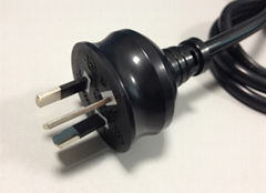 Australian three pin plug power cord