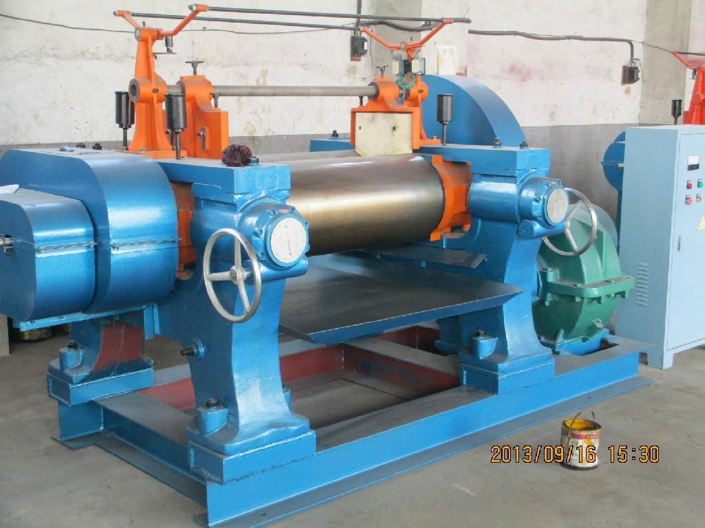 XK-400 Open type rubber mixing mill machine in qingdao          