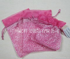 organza bag with printing