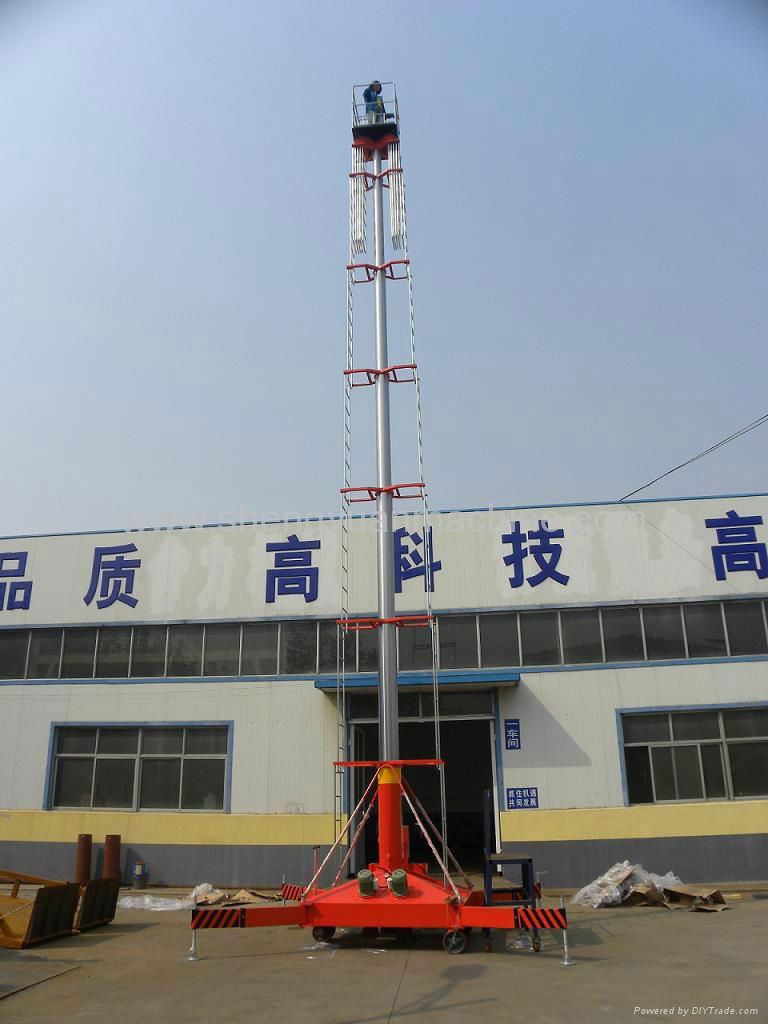 Hydraulic Telescopic Ladder Lift Work Platform 2