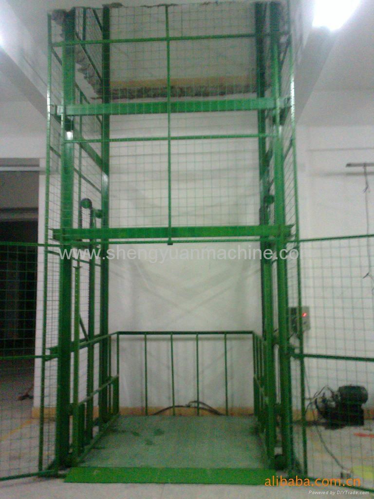 Guide Rails Chain Cargo Lift Platform 3