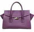 Purple Leather Handbags