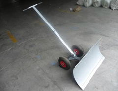 snow shovel with wheels