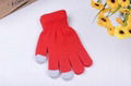 Warm touch gloves -3 finger touch 1