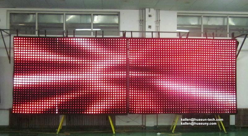 Factory wholesale P75mm FLC Flexible LED Curtain 5