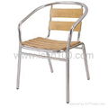 Aluminum Wooden Chair 1