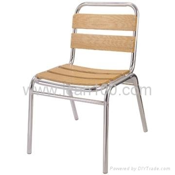 Aluminum Wooden Chair 2