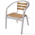 Aluminum Wooden Chair 3