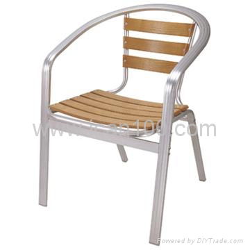 Aluminum Wooden Chair 3