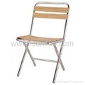 Aluminum Wooden Chair 4