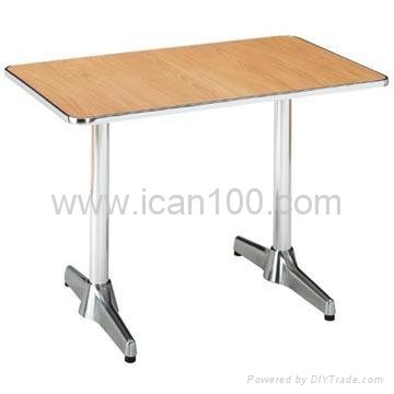 Aluminum Wooden Table 3