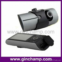 hot 2.7inch gps dual car dvr