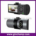 HOT g-sensor dual car camera 1