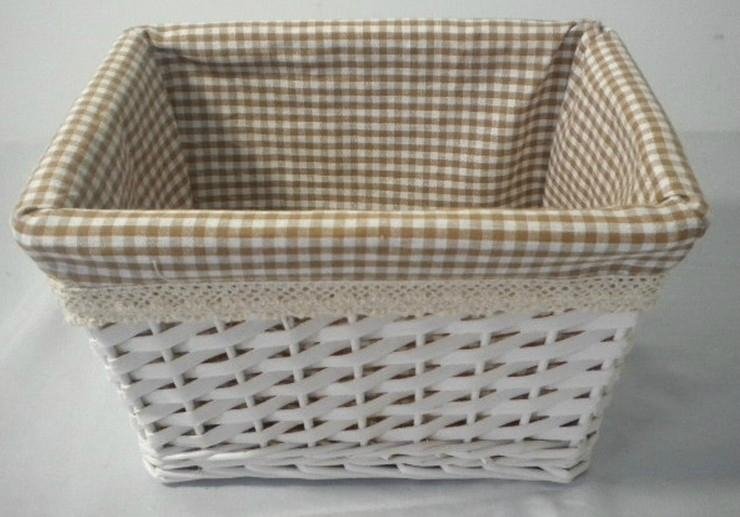 s/3 woodchip storage basket with lining  2