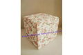 Rose Fabric Storage Stool