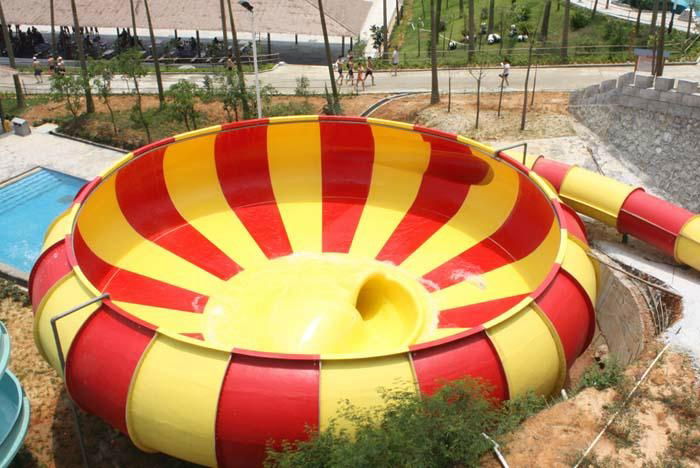 Fiber glass water slide