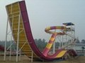 fiberglass thrilling water park slide aqua slides equipment price for sale   4