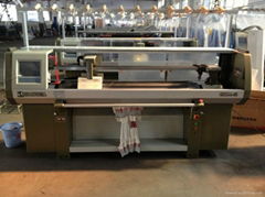 computerized flat knitting machine for sweater