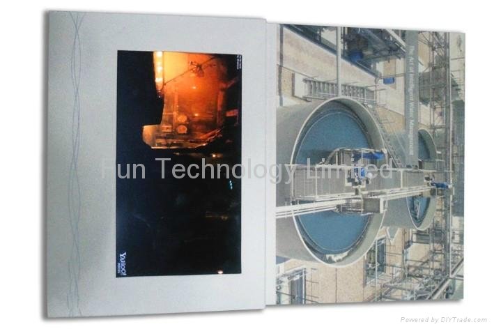 10.1 inch TFT LCD Video Greeting Card Presentation For Business Marketing Tools
