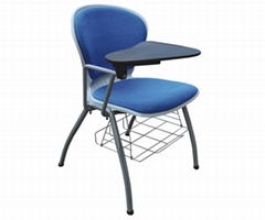 Convinient & Reliable Stacking Lecture Soft Chair with Writing Tablet multifucti