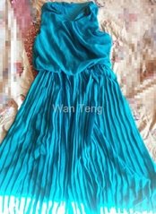 second hand clothes-women silk dress