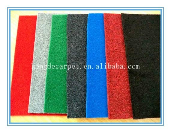 Non-woven velour Jacquard carpet