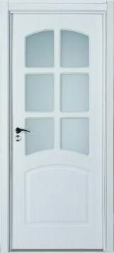 MDF door with glass  2