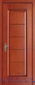 Solid wood door with craft glass 4