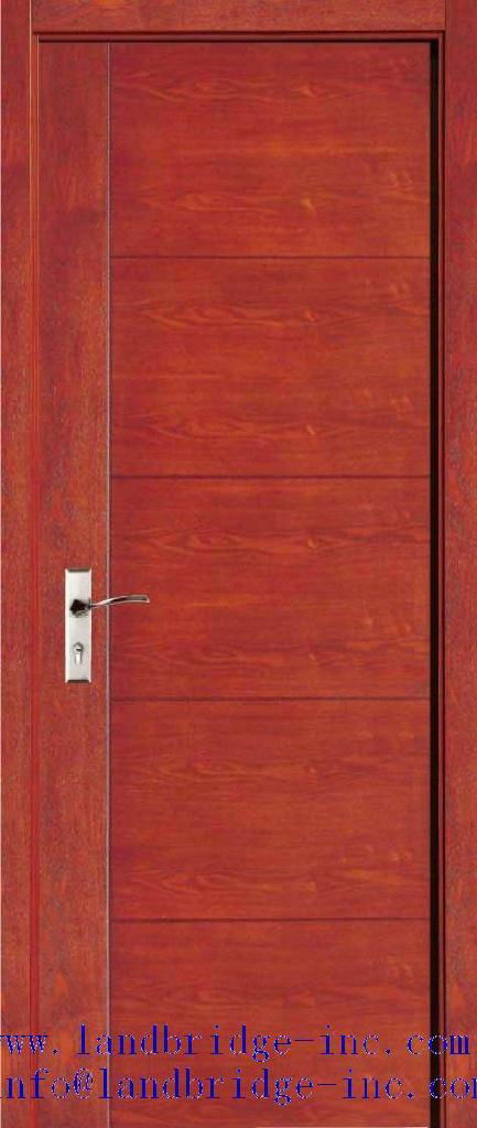 Solid wood door with natural veneer 3