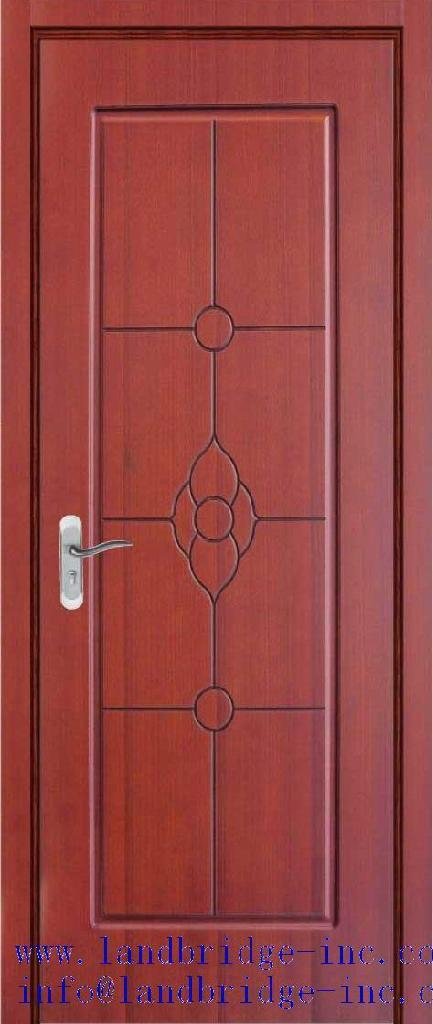 Solid wood door with natural veneer 4
