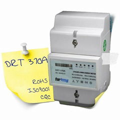 Three phase four wire register display DIN rail energy meter manufacturer