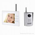 Wireless 7-inch Video Door Phone Maker, 2.4GHz Digital, Video & Audio Recording 1