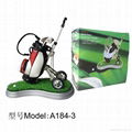 Promotional golf cart gift with three metal pen A184 3