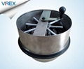  bowl hand-Driven 16’’ open structure leaf trimmer (open lid)