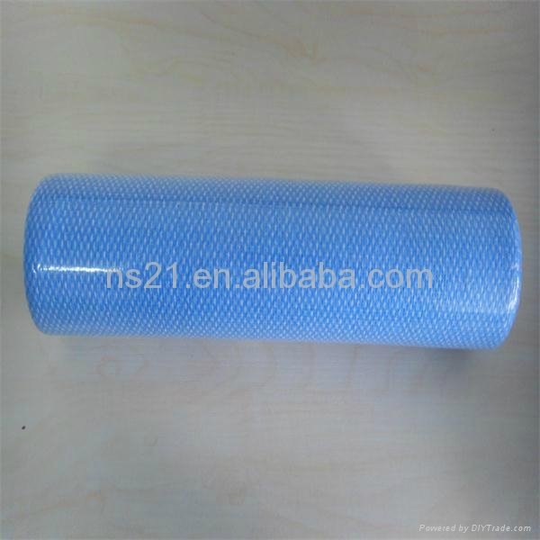 nonwoven disposable blended wood floor cleaning cloth