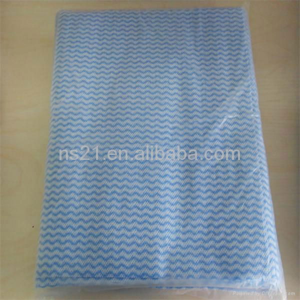 nonwoven disposable blended wood floor cleaning cloth 3