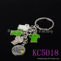 T-shirt Colorful Metal Key Chains