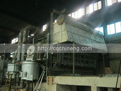 5T -100T Regenerative aluminium melting furnace oil type