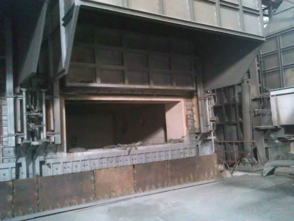 30T Melting furnace for deironing of aluminium scrap