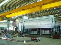 15T-50T Two doors tilting type aluminium holding furnace