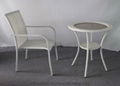 Graceful White Outdoor Garden Rattan Set  1