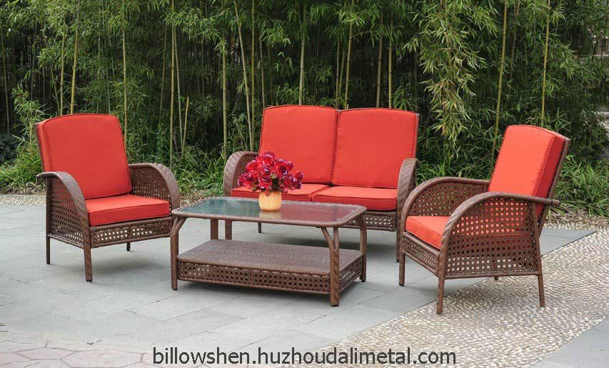 All Weather Wicker Outdoor Classic KD Sofa Set