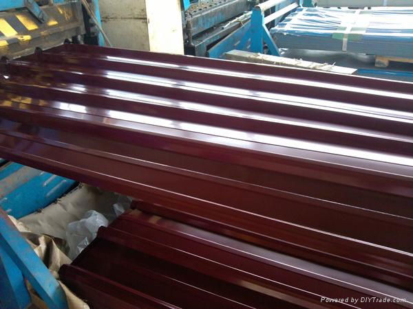 Color-coated corrugated sheet 4