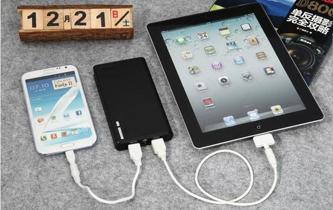  20000mAh Universal Backup Rechargeable Battery Frosted Mobile Power Bank 2